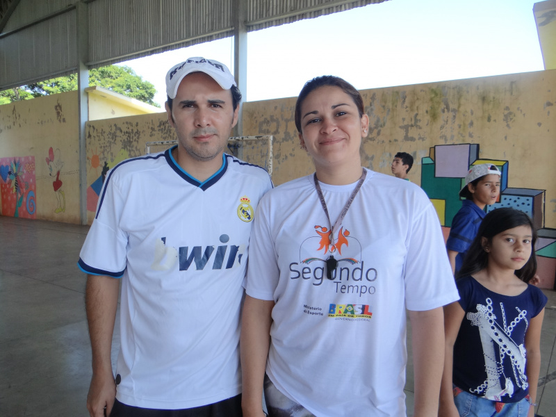 Os professores da escola Felipe de Brum, Olívio Olazar e Paulo Areco, são os organizadores / Foto: Moreira Produções