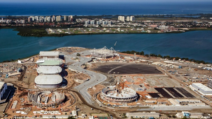 Imagens aéreas retratam andamento das obras para os Jogos Rio 2016 Imagens aéreas retratam andamento das obras para os Jogos Rio 2016