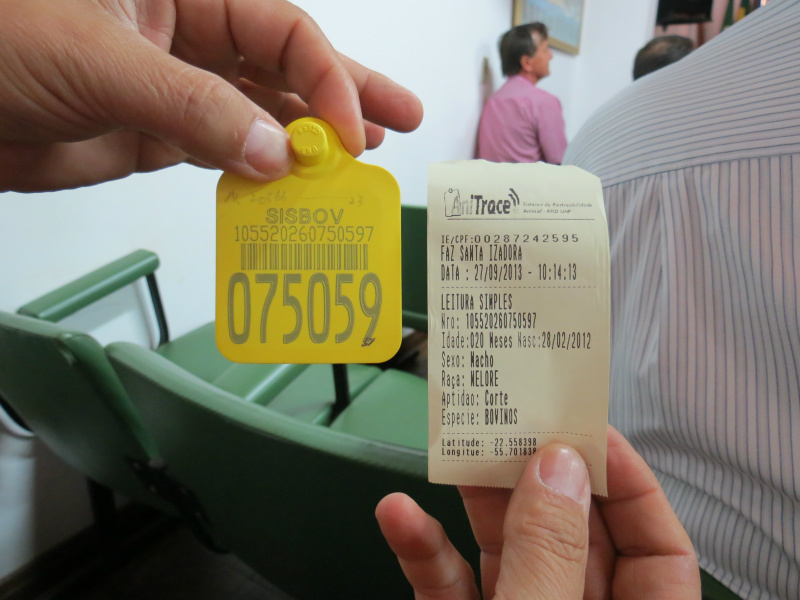  Novo sistema fornece informações com rapidez e precisão, o que facilita a comercialização do gado da fronteira