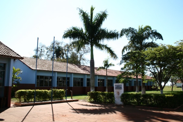 Fachada da escola Agrícola de Amambai / Foto: Moreira Produções
