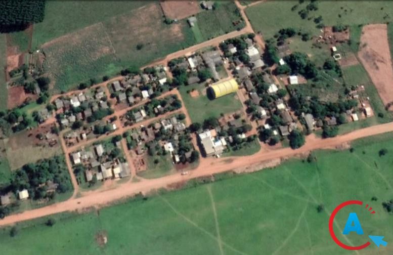 Vereador quer asfalto até a vila Nossa Senhora Aparecida Vista aérea da vila Nossa Senhora Aparecida / Foto: A Gazeta News/Arquivo