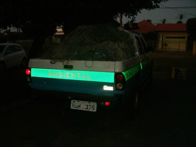 PMA apreende 4 km de redes de pesca armadas