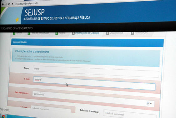Governo inicia agendamento on-line com gratuidade para primeira emissão do RG