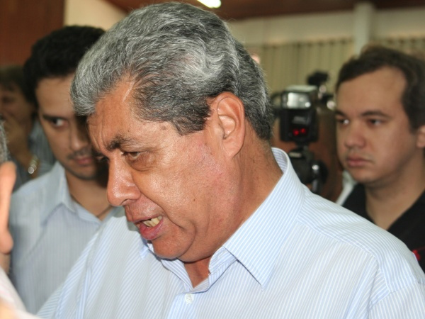 André Puccinelli destaca investimento do MS em sanidade, mas vê certificado ainda distante.Foto: Hédio Fazan 