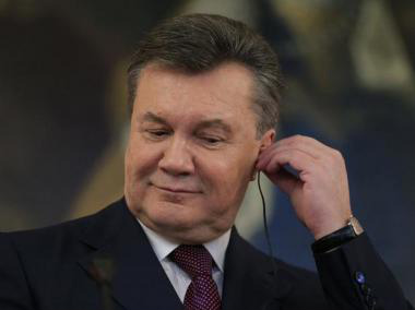 Viktor Ianukóvitch, presidente deposto da Ucrânia