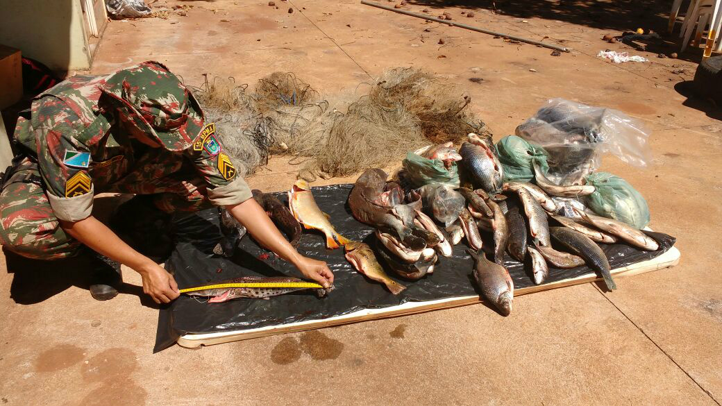 PMA autua 64, apreende 1,4 mil kg de pescado e aplica R$125,7 mil em multas