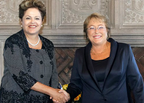 Declaração é da presidente Dilma Rousseff, após encontro com a presidente do Chile, Michelle Bachelet, no Palácio Presidencial de Cerro Castillo