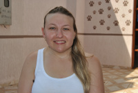 A veterinária Débora Costa.