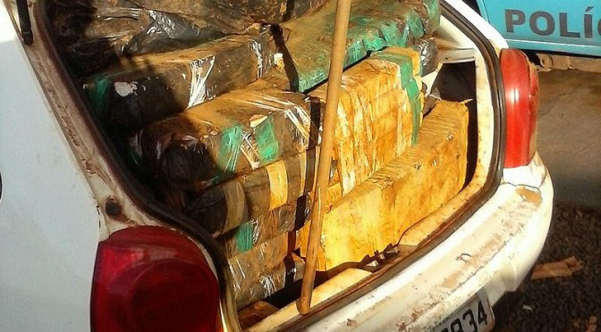 Polícia apreende mais de 700 kg de maconha em Ribas do Rio Pardo
