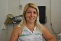 A comerciante Ana Regina.
