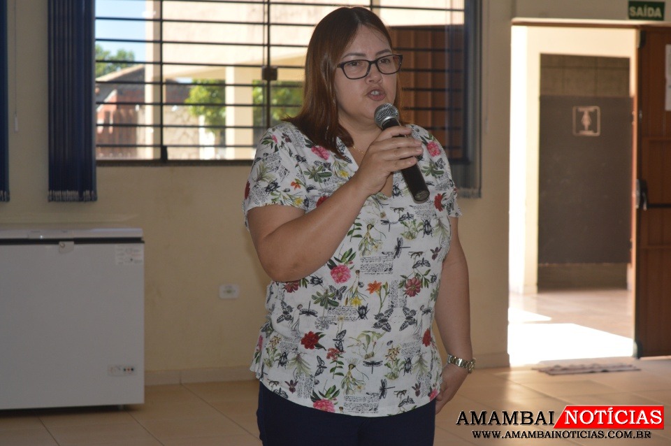 Presidente do Simted de Amambai, professora Erli Fernandes / Foto: Moreira Produções