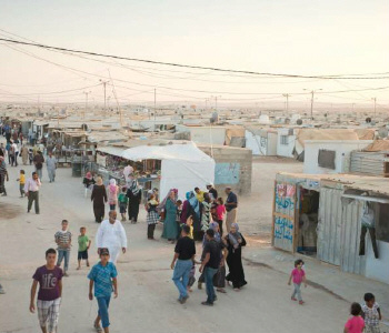 Campo de regugiados na Jordânia, um dos países que abrigam refugiados sírios. Foto: Acnur/J.Kohler