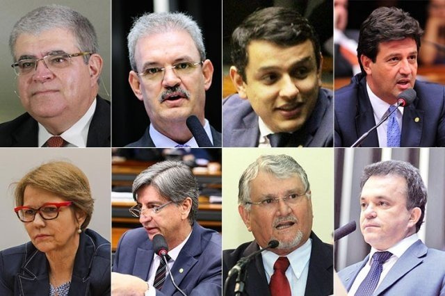 Bancada federal de MS continua dividida sobre denúncia contra Temer Bancada federal de MS: Marun e Tereza, Geraldo e Daboberto, Dionízio e Zeca, Mandetta e Vander (Foto: Arquivo)