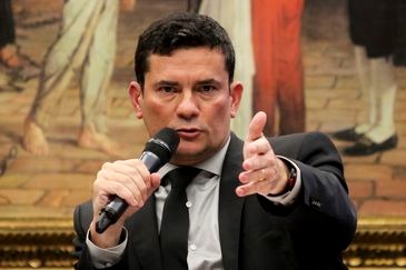 O ministro da Justiça e Segurança Pública, Sergio Moro, durante audiência, na Câmara dos Deputados. - Wilson Dias/Agência Brasil