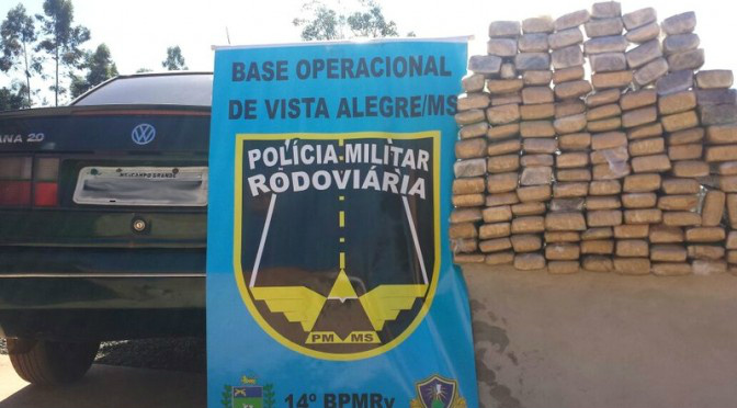 PM Rodoviária prende homem com mais de 150 kg de maconha em Maracaju