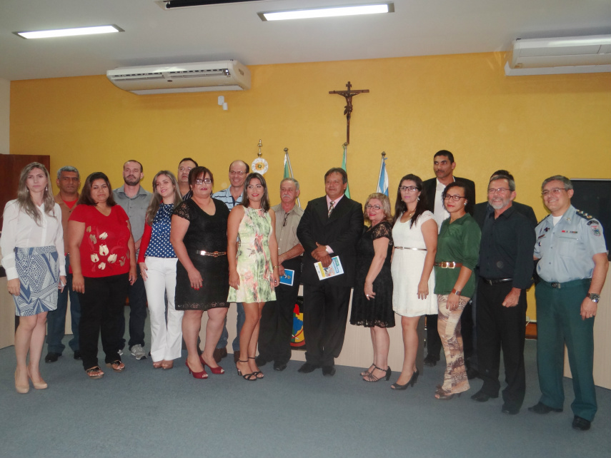 Nova diretoria do Conselho Comunitário de Segurança de Amambai / Foto: Moreira Produções