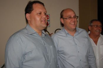 Os empresários amambaienses Rodrigo Selhorst (D) e Wesley Nogueira Lima (Lelo).