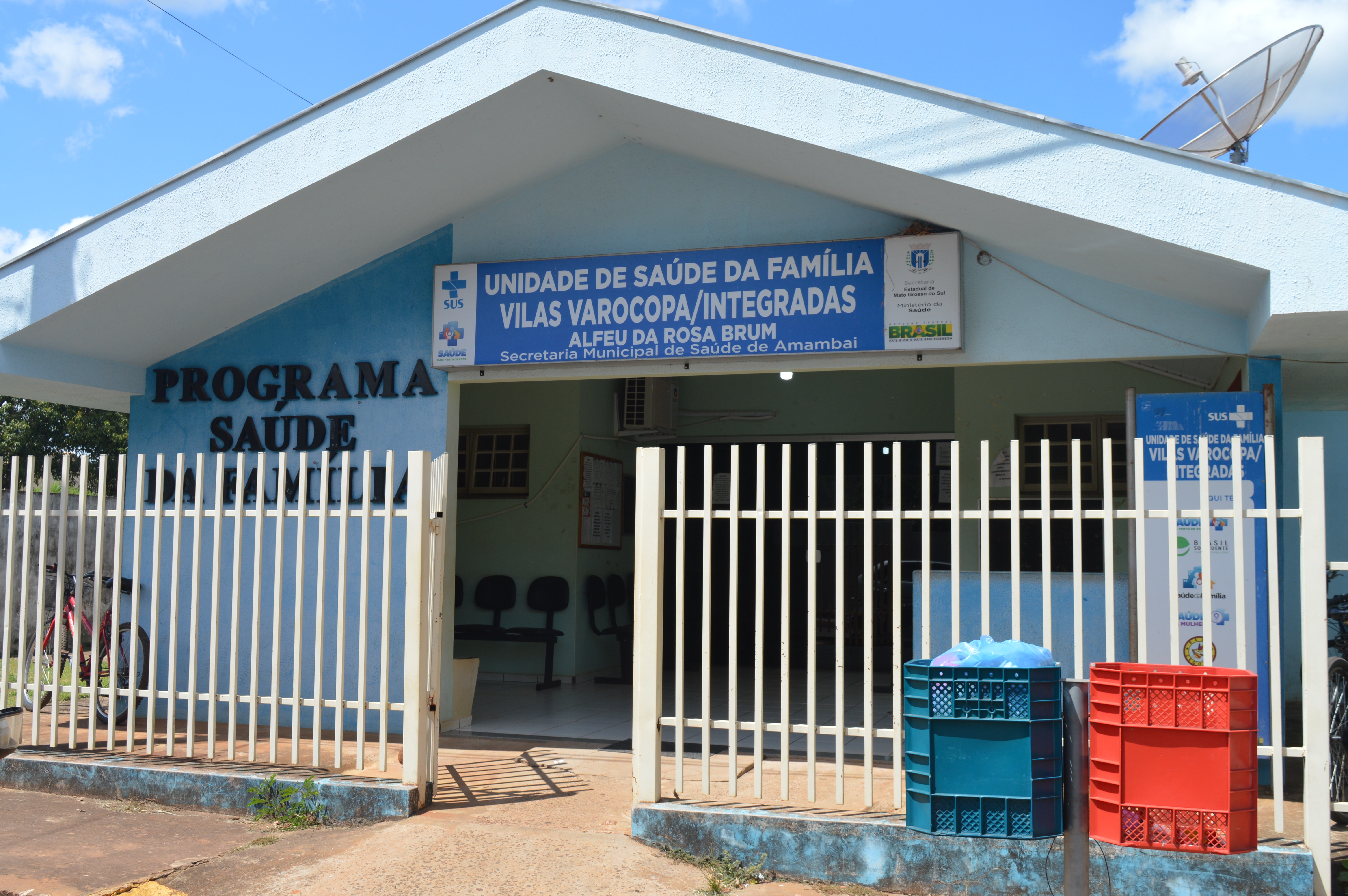 Posto de saúde Varocopa oferece atendimento noturno para pacientes em Amambai A unidade de saúde fica localizada na rua São Cristóvão, esquina com a avenida Nicolau Otano / Foto: Moreira Produções