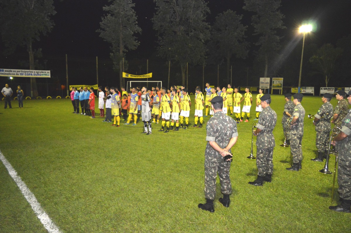 19ª Copa Ouro teve início nessa sexta (16), em Amambai Foto: Cerimôniade abertura da Copa Ouro