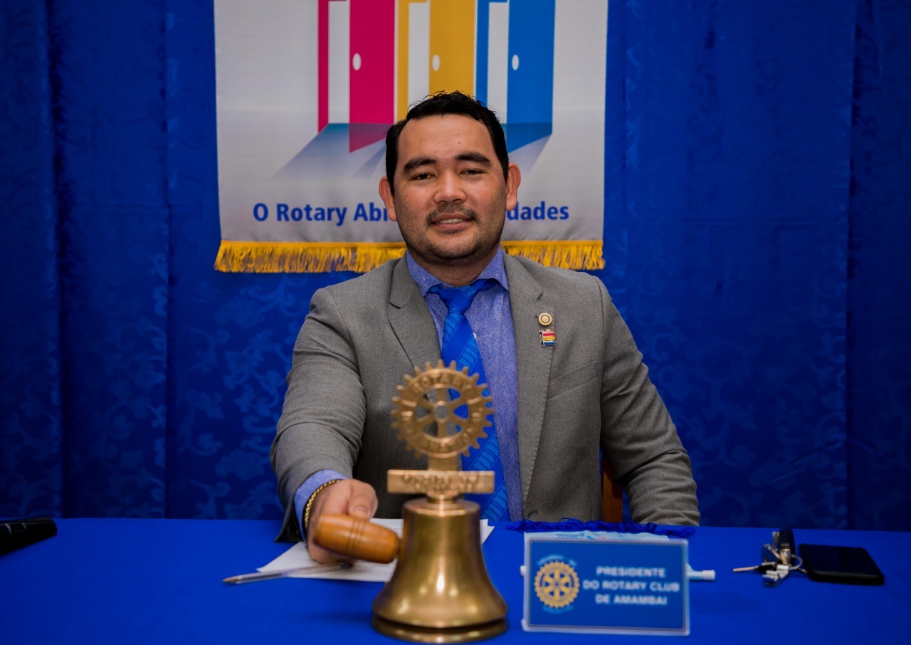 Presidente do Rotary de Amambai, Fernando Kiyoshi Hayashi / Foto: Dalton Zonta