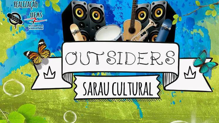 Sarau cultural Outsiders acontece nesta sexta (4) em Amambai