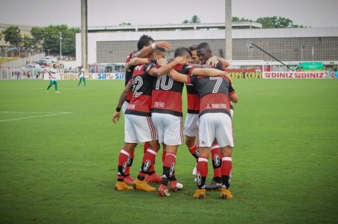 Flamengo goleia a Portuguesa e garante vaga na semi da Taça Rio Fla venceu a Taça Guanabara e já está garantido na semifinal do Carioca (Foto: Gazetapress)