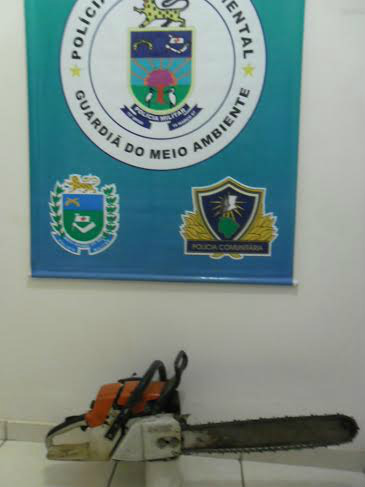 PMA autua infrator em R$ 1 mil por posse de motosserra ilegal