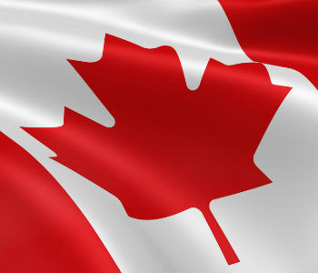 Bandeira do Canadá.