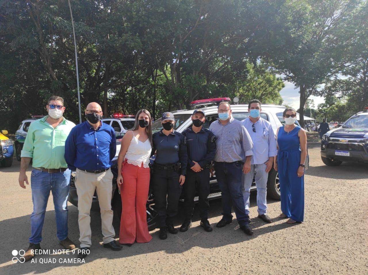 Amambai recebe três novas viaturas policiais Foto: Decom