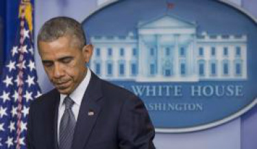 Barack Obama fala à imprensa na Casa Branca Michael Reynolds/EPA/Agência Lusa