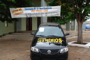 Festa da Padroeira de Amambai é neste final de semana O principal prêmio do show de prêmios é um carro Gol Flex zero quilômetro.
