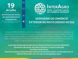 Mato Grosso do Sul recebe quarta edição do Seminário Interagro