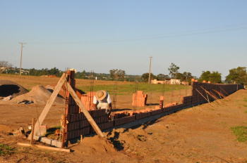Prosseguem obras do Cemitério Crepúsculo em Amambai Cemitério Crepúsculo está sendo construído em Amambai