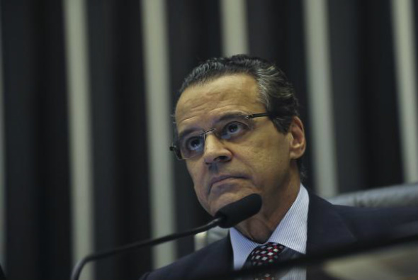 Depois de um mês no cargo, o ministro do Turismo, Henrique Eduardo Alves, pede demissão. Ele foi citado nos depoimentos de Sérgio Machado, dados em acordo de delação premiada à força-tarefa da Lava JatoFoto: José Cruz/Agência Brasil