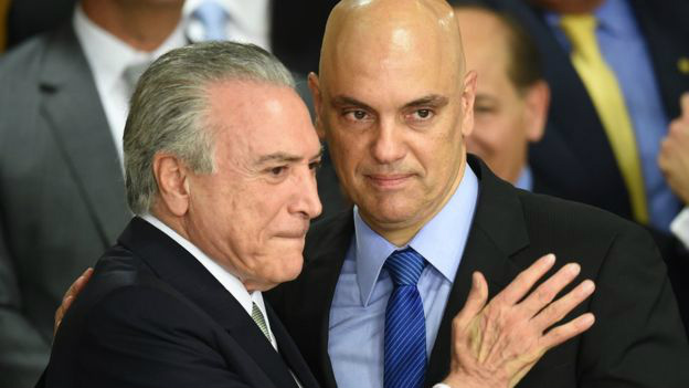 Fontes da BBC Brasil apontam que suspensão seria ordem de Alexandre de Moraes, ministro da Justiça do governo Temer