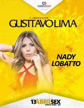 Gustavo Lima realiza show dia 13 em Ponta Porã Gustavo Lima realiza show dia 13 em Ponta Porã