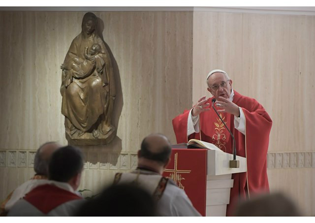 Papa: o cristão é escravo do amor, não do dever Foto: Divulgação