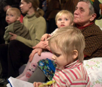 População deslocada na Ucrânia. Foto: Ocha