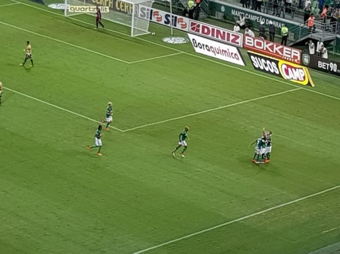 Palmeiras amassa Novorizontino, goleia e está na semi do Paulistão Palmeiras goleia e avança no Paulista (Foto: Gazetapress)