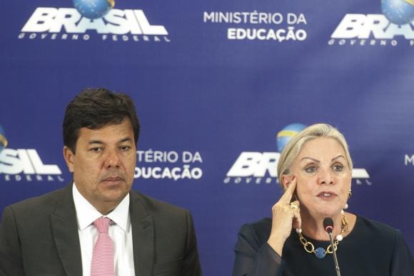 As novidades da 20ª edição do Enem foram anunciadas durante entrevista coletiva do ministro da Educação, Mendonça Filho, e da presidente do Inep, Maria Inês FiniMarcello Casal Jr/Agência Brasil