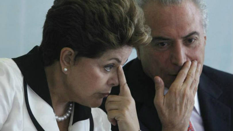 Dilma diz que espera "integral confiança" de Michel Temer Dilma diz que espera "integral confiança" de Michel Temer