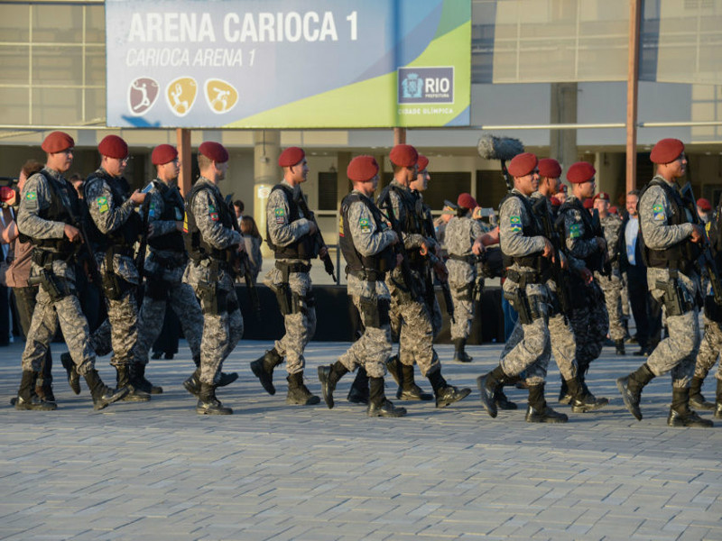 Exercício integrado simula operação de segurança da abertura da Olimpíada Exercício integrado simula operação de segurança da abertura da Olimpíada