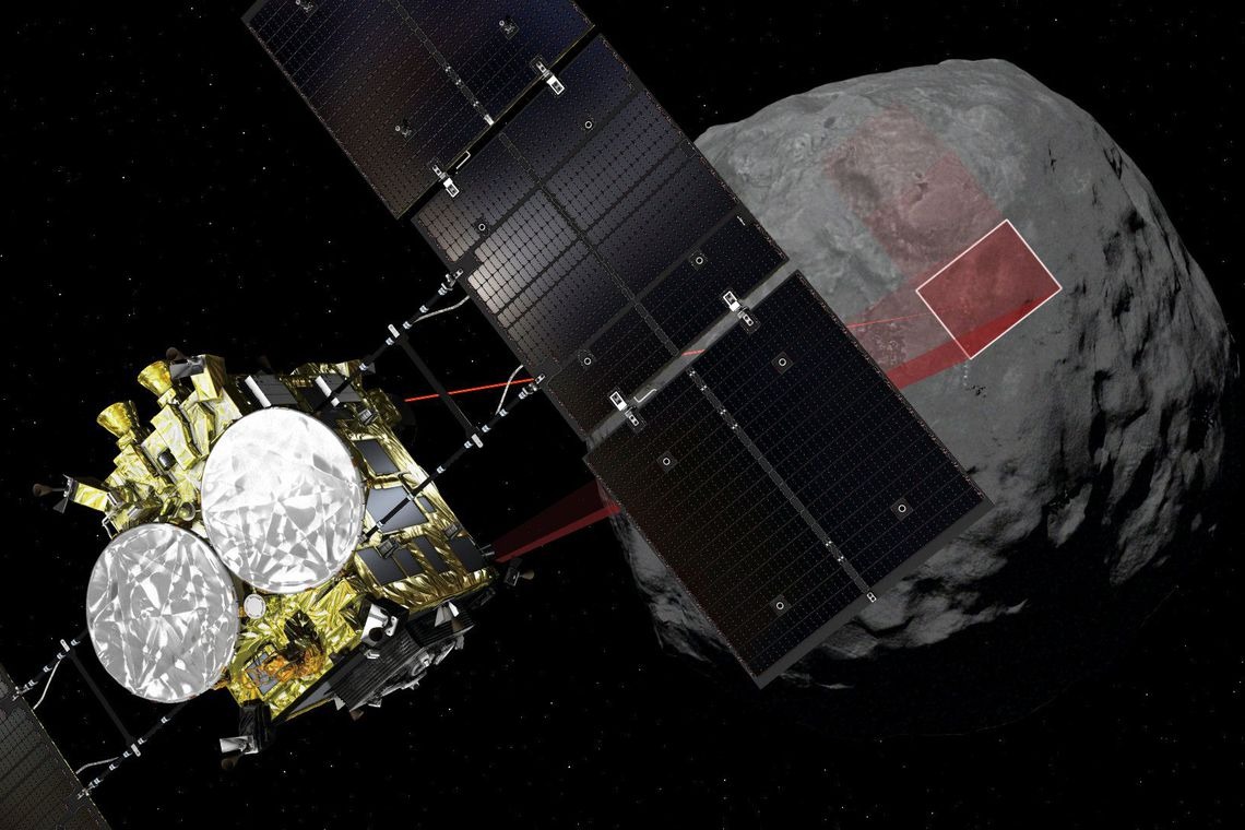 Sonda japonesa pousa em asteroide a 300 milhões de km da Terra HANDOUT