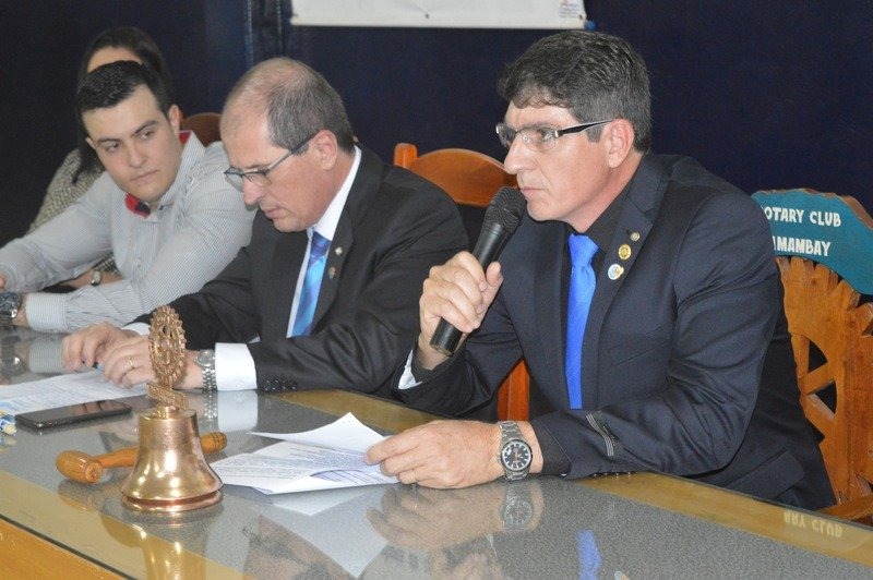 Edimilson Sanches, presidente do Rotary de Amambai / Foto: Moreira Produções