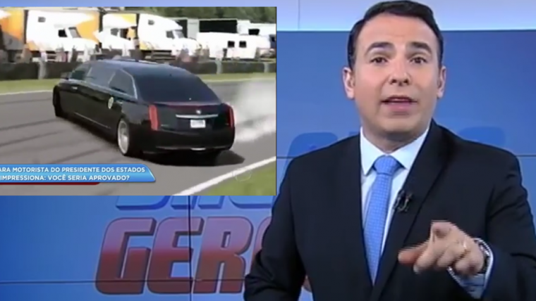 Programa da Record confunde gameplay de Forza com teste para motorista de Trump Foto: Divulgação