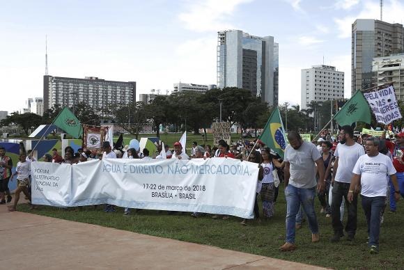 Fórum Alternativo Mundial da Água faz manifestação contra a privatização da água e em comemoração ao Dia Mundial da ÁguaAntonio Cruz/Agência Brasil