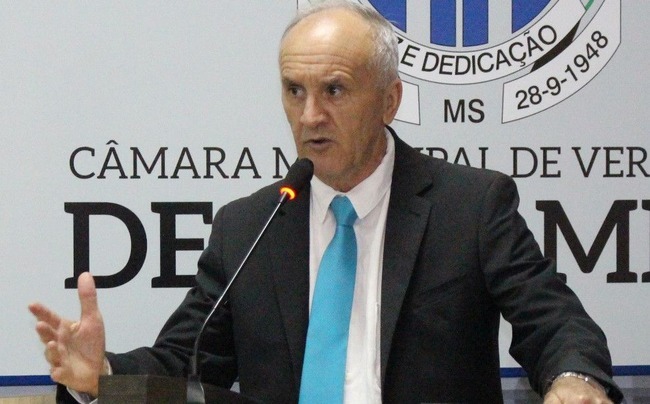 Presidente da Câmara de Amambai, vereador Roberto Dias / Foto: Moreira Produções