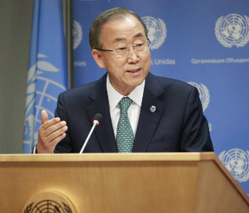 Ban alerta sobre crises no Iraque, Gaza e África Ocidental