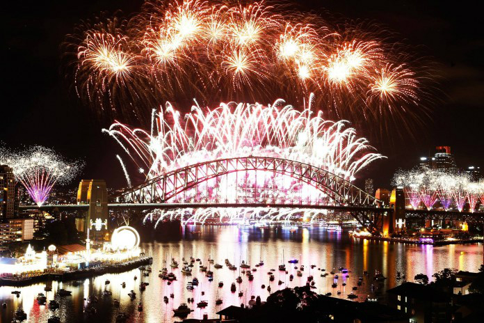 Australianos já estão em 2016