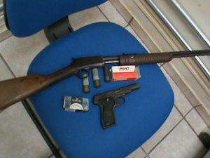 Armas apreendidas durante operação da PF. (Foto: Divulgação)